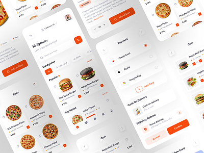 Food Delivery App animation branding catering delivery deliveryservice food food delivery mobile app fooddelivery foodie foodlover homedelivery mobile app restaurant ui ux yummy