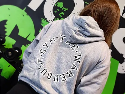 The Warehouse Gym Hoodie Design