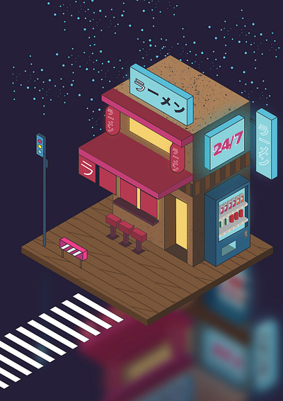 Isometric Ramen Shop