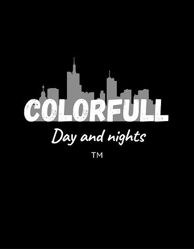 Colorfull day and night animation branding graphic design logo