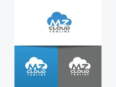 MZ Letter Logo with Cloud Icon for a Company branding business letter logo business logo cloud logo with letters creative logo freelancer graphic design graphic design wali graphic designer illustration letter logo logo logo branding logo designer mz cloud logo mz creative letter logo mz letter logo mz logo rashida ahtsham