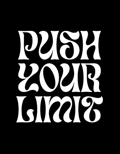 Push your limit branding graphic design logo