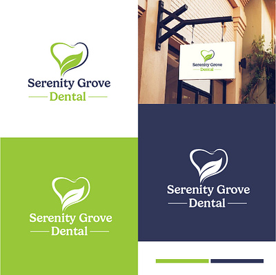 dental logo branding design graphic design illustration logo logo design mockups presentation