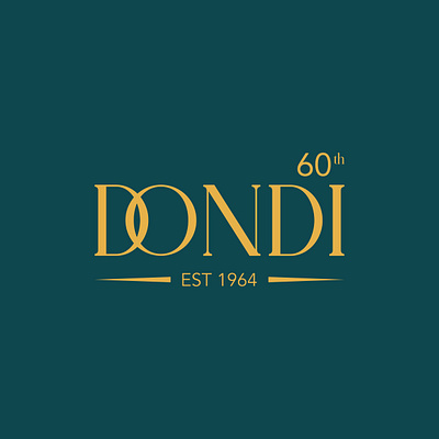 Dondi 60th Logo Design branding creative creative design design graphic design illustrator logo logo design logos