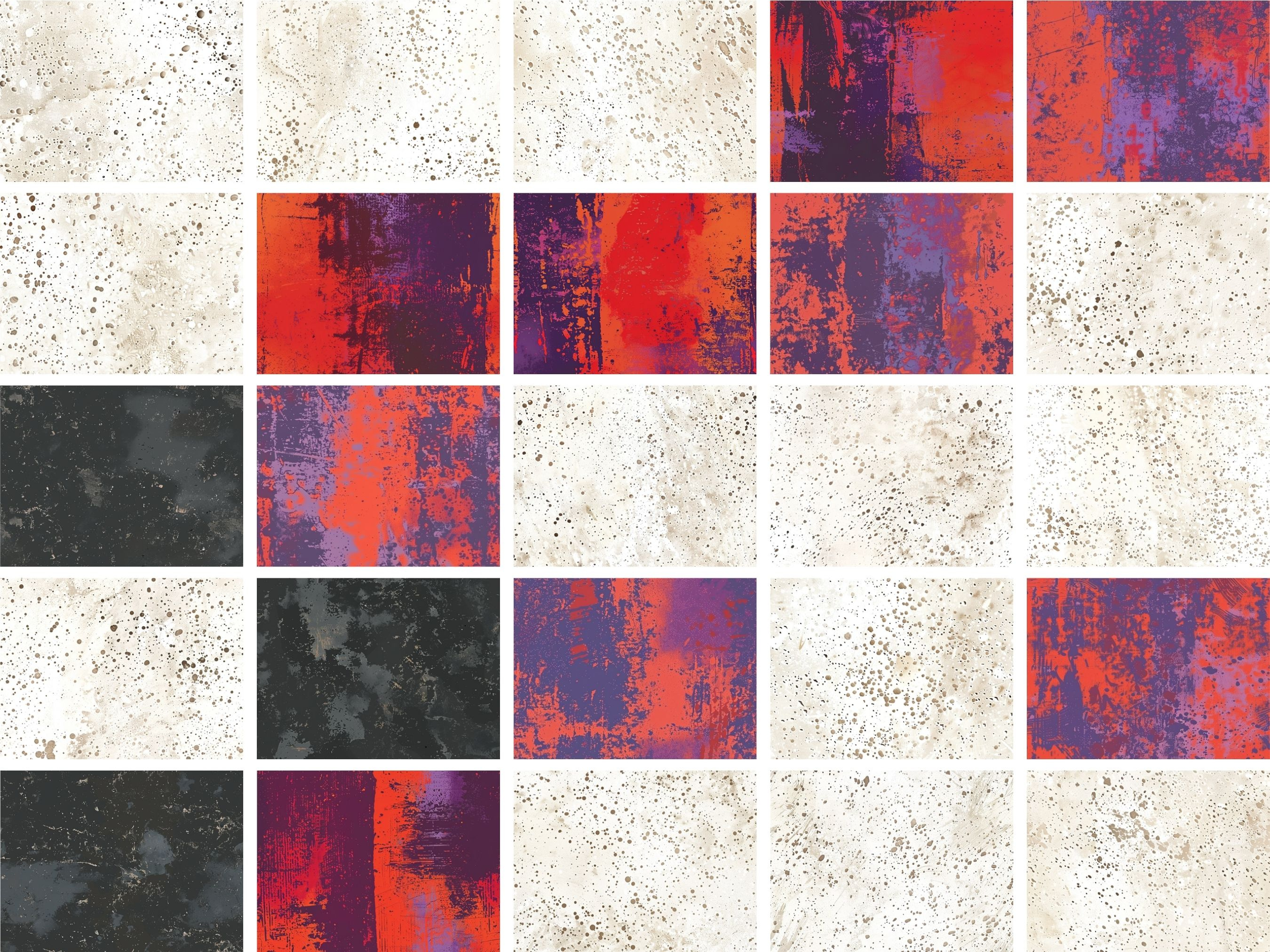 Grunge Texture Vector Collection, Seamless Textures 300 DPI, 4K by ...