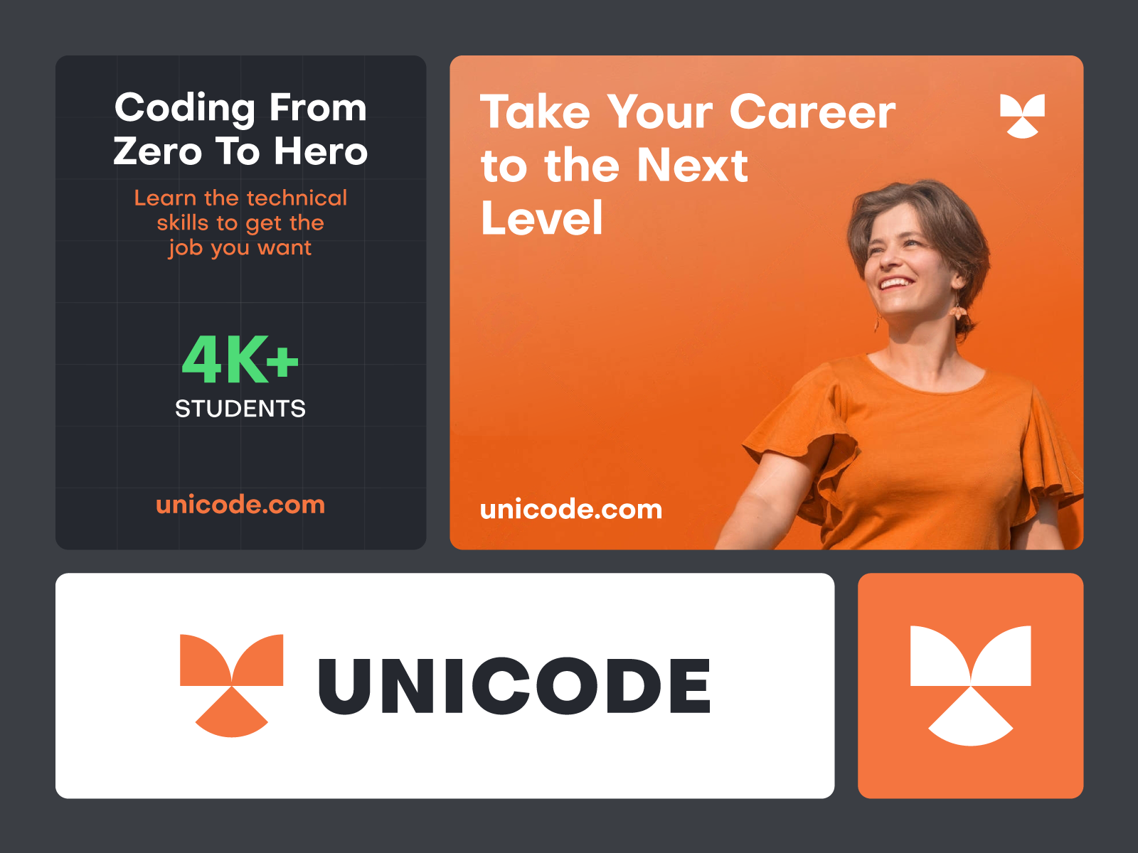Unicode - Logo Design and Branding by Eugene MT on Dribbble