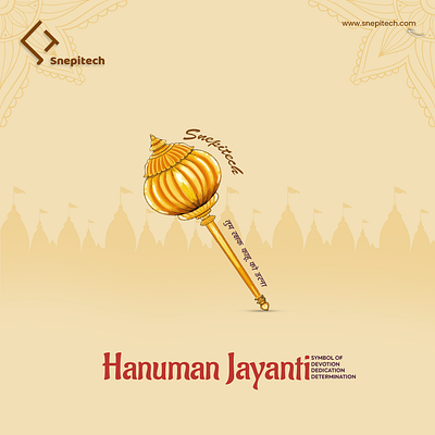 Hanuman Jayanti 2024 3d animation app application branding design graphic design illustration logo motion graphics snepitech ui vector