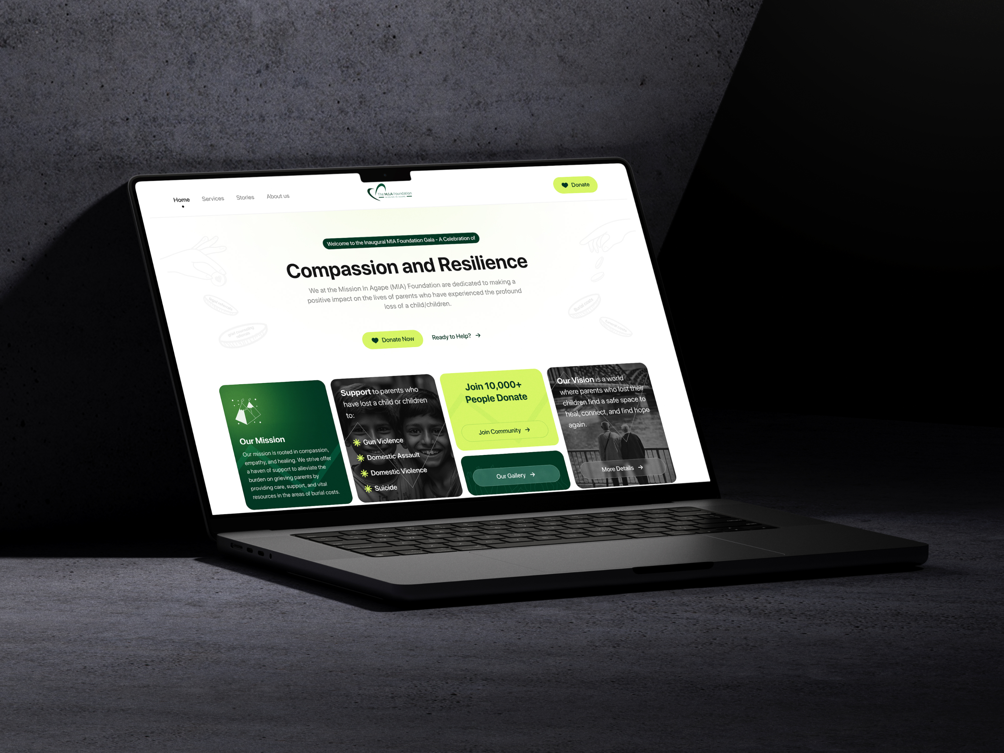 Example of Website & Landing Page UI/UX Design