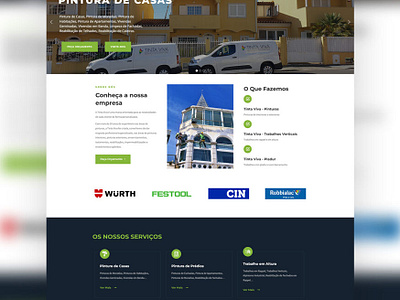 Website: Tinta Viva css design ecommerce graphic design html javascript logo photoshop webdesign wordpres