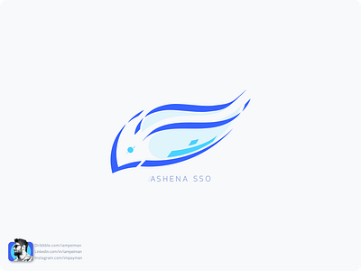 Ashena Logo Design #4 ashena bird bird logo branding design farsi graphic design illustration logo logo design آشنا طراحی لوگو پرنده