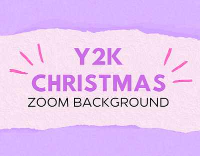 ZOOM BG Christmas Themed Y2K