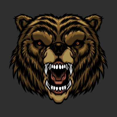 Bear design graphic design illustration logo