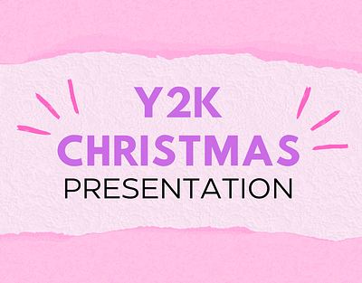 Y2K Christmas Themed Slides adobe adobe photoshop deck photoshop presentation presentation design presentation slides slide design slides