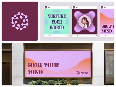 Visual Identity for Nera branding branding and identity design graphic design identity identity branding logo design logo design branding logotype neurology social media ui visual identity