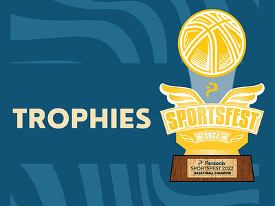 Sportsfest Trophy Design adobe illustrator drawing illustration trophy trophy design vector art vector drawing