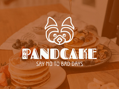 PANDCAKE Brand Design 3f9fbf9 brand brand design branding cafe catchword e35d0f fonts graphic design logo panckake red panda slogan vektor