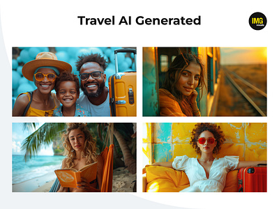 Travel AI Generated photo-illustrations ai ai generated ai people ai photo artificial intelligence generated generated illustration generated photo machine learning midjourney people photo generation travel travel people travel photo