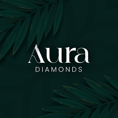 Aura Diamonds brand and identity branding design diamonds grahic design graphic design graphics illustration logo vector