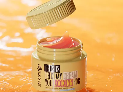 Day Cream Packaging Design and 3D visualization 3d animation branding cinema 4d cream design illustration packaging redshift visualization