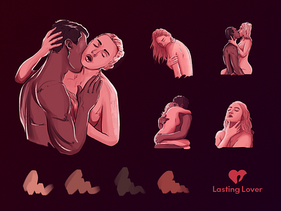 Lasting Lover. Illustration 3d animation brand branding clean design ecommerce figma graphic design health icon illustration interface logo love minimal motion ui ux web