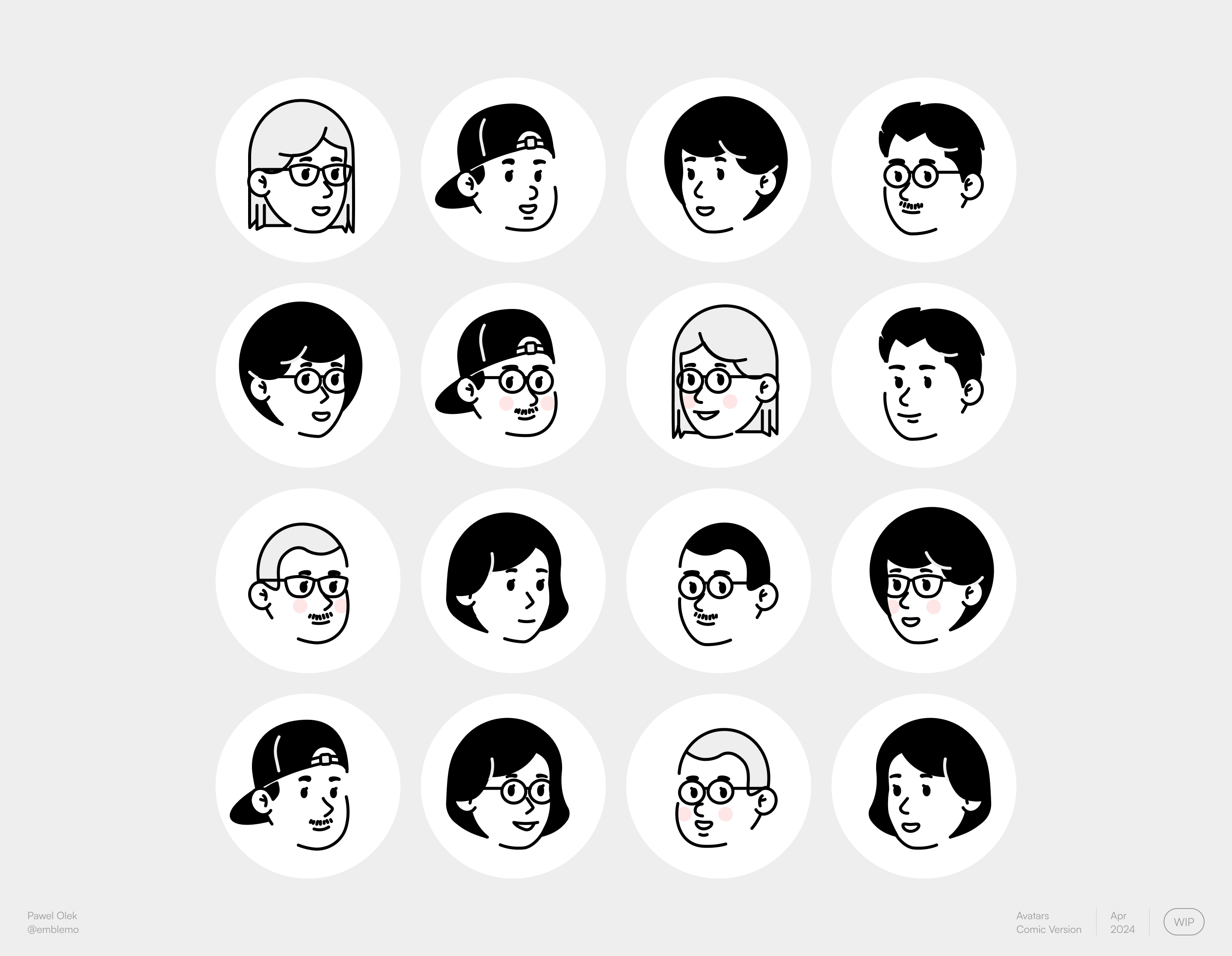 Avatars avatars figma minimalistic notion vector