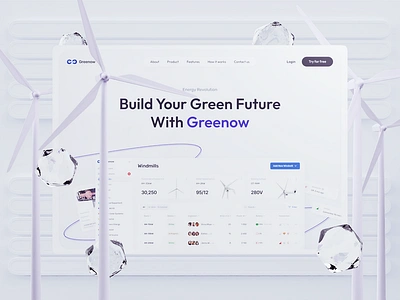 Greenow - Web App UI UX Web Design for Renewable Energy admin dashboard admin panel app interfaces complex web app creative dashboard dashboard dashboard ui energy dashboard energy logo green energy website mobile web app modern dashboard modern web app renewable energy solar energy top app development companies tracking dashboard web app web application design web dashboard