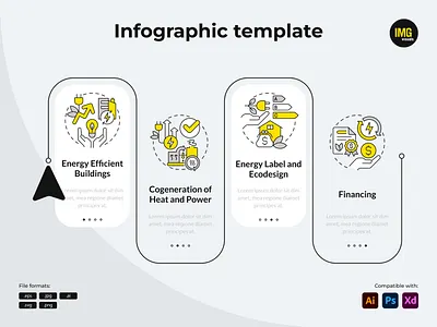 Infographic Vector Template ai editable eps icon icon concept infographic infographic template infographic with icons png svg template vector vector infographic vector template
