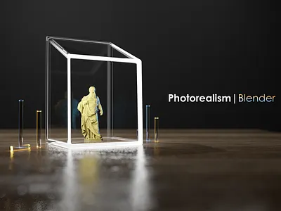 Attikafigur Bass - BLENDER 3d 3d modeling 3d render animation design