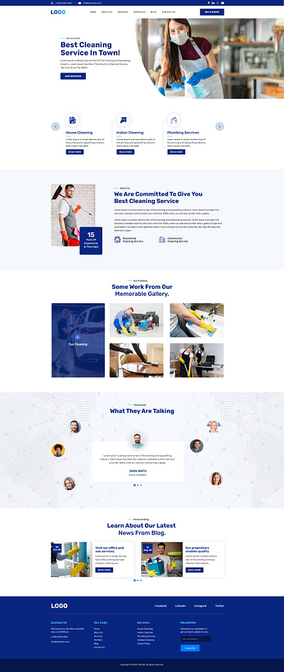 Cleaning Business graphic design