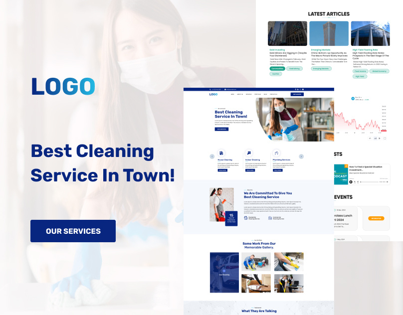 Cleaning Business figma