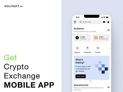 Cryptocurrency Exchange Project bitcoin branding crypto currency design download exchange mobile app project ready system template ui uiux ux