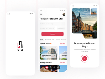Booking Hotel | Mobile App | UX/UI figma