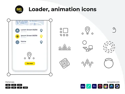 Mini Loader Animation adobe after effect animated animated loader animation html icon loader json linear loader loader loader set lottie motion design mov mp4 ui loader vector web loader xml