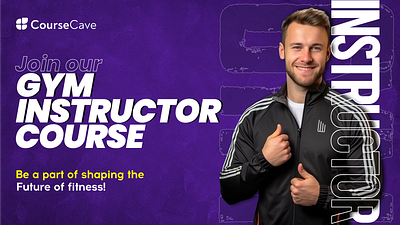 Social Media Design for Gym Course design graphic design