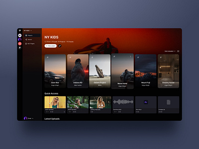 Postpace APP - V3 app clean components desktop app file film modal netflix ui video stream web design webdesign