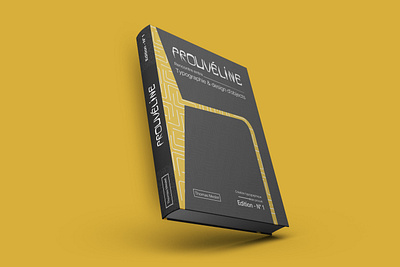 Prouvéline - Chaise 305 book branding chaise graphic design graphisme identitée livre typo typographie