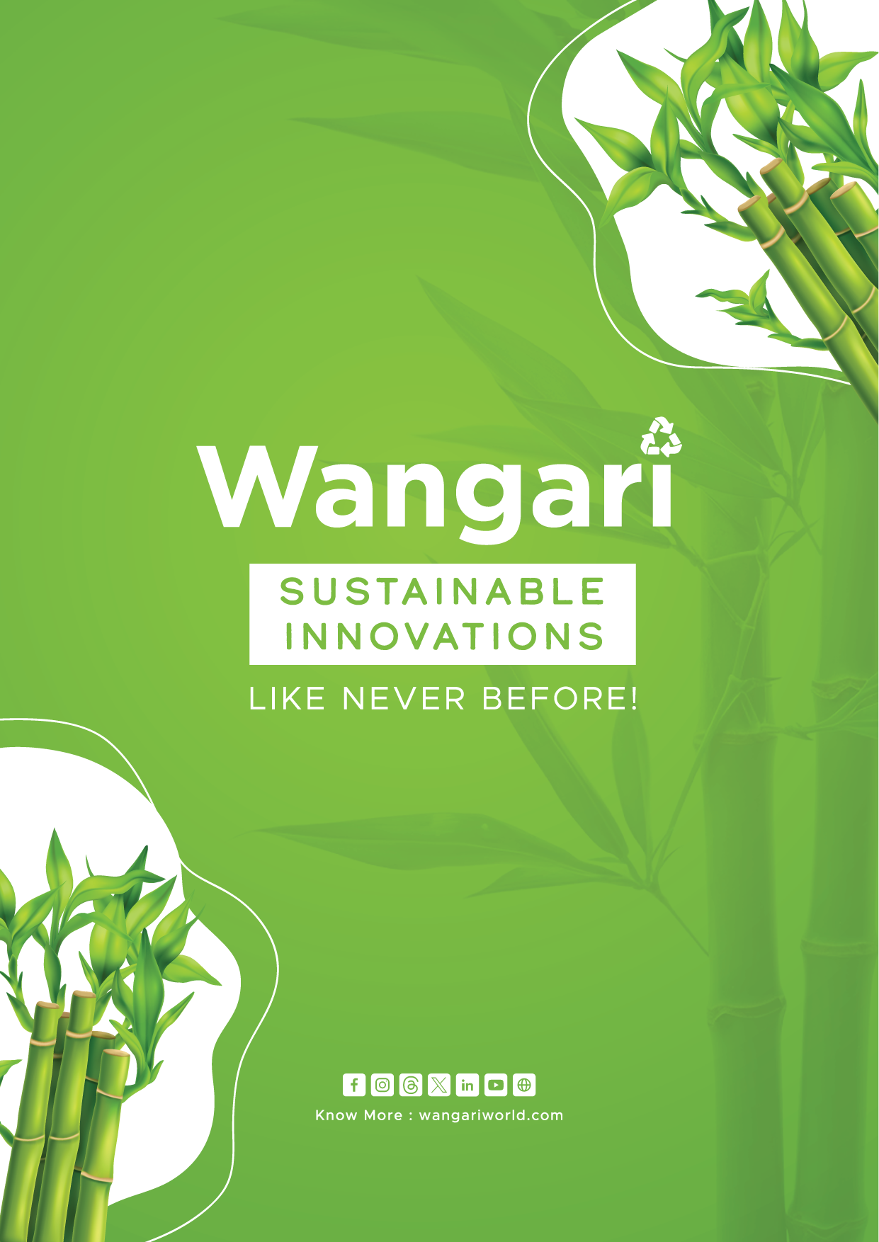 Wangari - Eco-Friendly Gadgets Brochure Designing branding brochure brochuredesign brochuredesigning design graphic design illustration