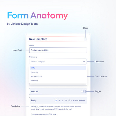 Future-Forward Form UI: Redefining Interaction! ai anatomy design designsystem dropdown field form input interaction modal ui uiux ux website