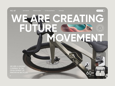 Website Design. Bike Store bicycles bike concept design equipment future modern shop store ui vehicle web