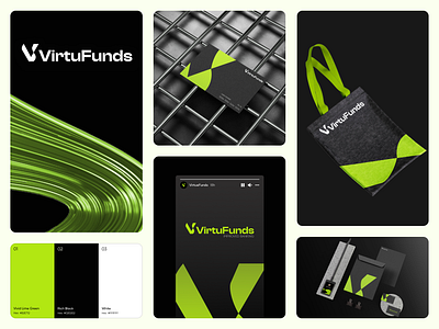 VirtuFunds - Branding banking brand identity branding design fintech graphic design logo typography ui ui ux ux