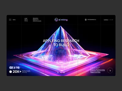 AI Landing page ai bank banking banking app blockchain crypto crypto exchange crypto wallet dashboard design finance fintech investment landing landing page money nft wallet web design web design inspiration