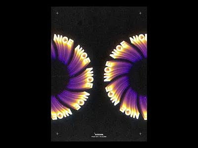 Kickin - Motion Poster #251 album art animation branding experimental freelance motion designer gradient animation kickin kinetictype motion typography ui website animation