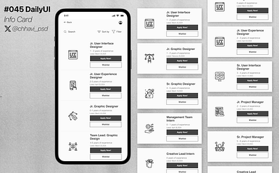 #045_DailyUI Info Card app branding dailyui dailyui challenge design figma graphic design illustration info card interface ui