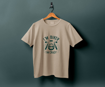 I'm Biker T-shirt apparel bike biker concept design lover new shirt t shirt