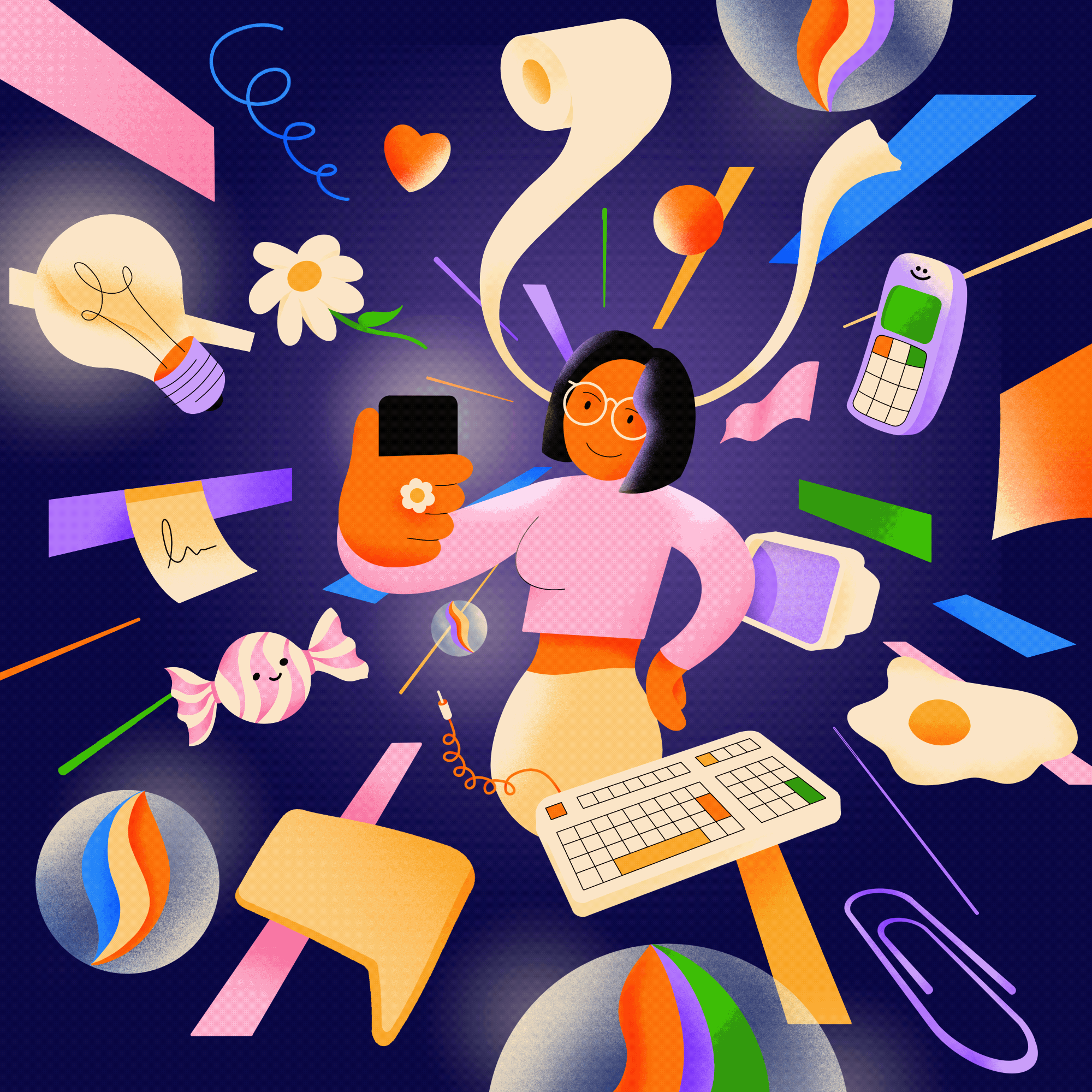 Example of Editorial & Marketing Illustrations