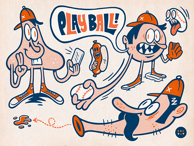 Playball! applepencil baseball illustration ipadpro procreate sketch sketchbook