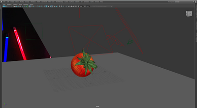 Cinematic Lighting on Fruit 3d 3dart aftereffects animation branding design illustration photoshop vector