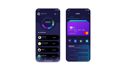 Wallet App Design app design ui