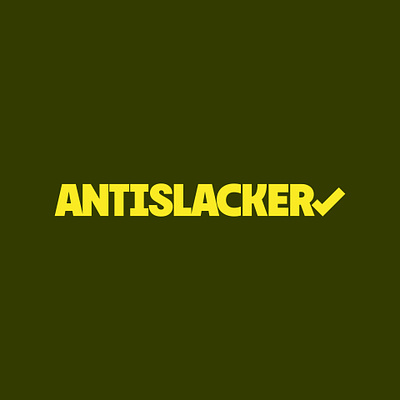 Antislacker branding logo