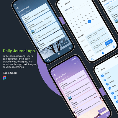 Daily Journal App animation ui